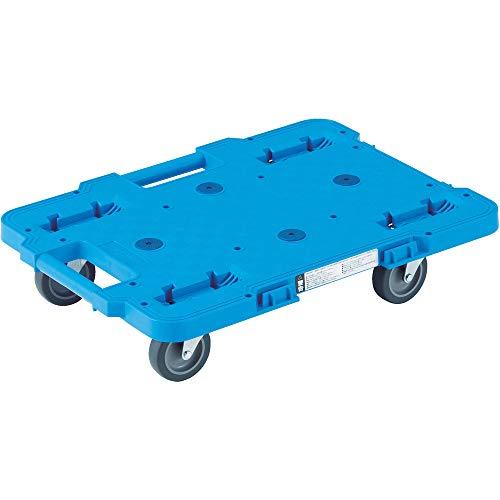 TRUSCO(トラスコ) 平台車 ルートバン 370×500 4輪自在 青 MPB-500J-B