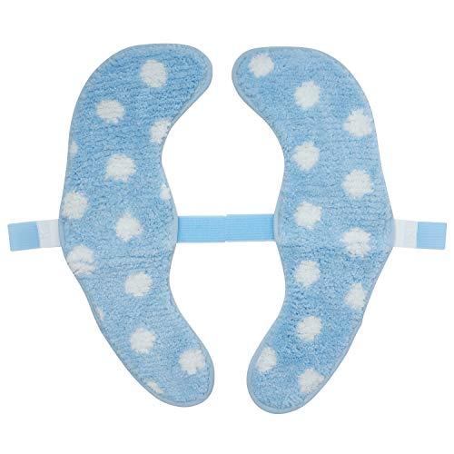 カキウチ トイレファブリック ドットブルー 幅17×奥行40×高さ0.5cm