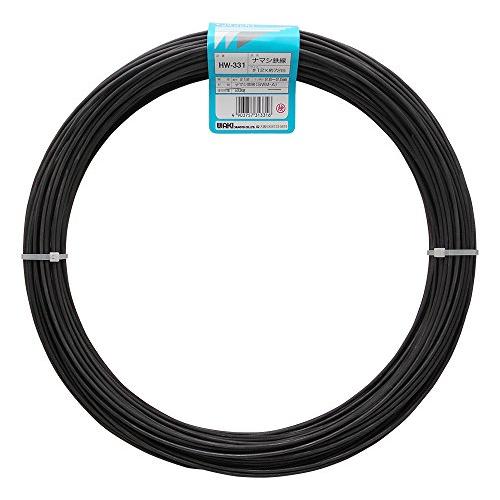 和気産業 ナマシ鉄線 長巻 黒 #12X72M HWー331