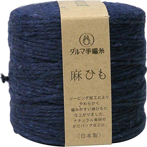 横田 DARUMA 麻ひも クラフト 極太 col.3 ブルー 系 約100m 3玉セット 01-4...
