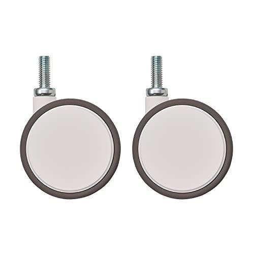 エレクター ベーシックシリーズ 双輪キャスター 75mm ホワイト (2個入) BDR75EWBG