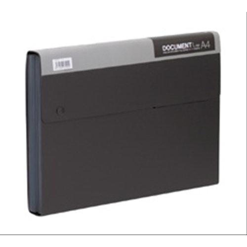 キングジム ドキュメントファイル A4 黒 2276クロ