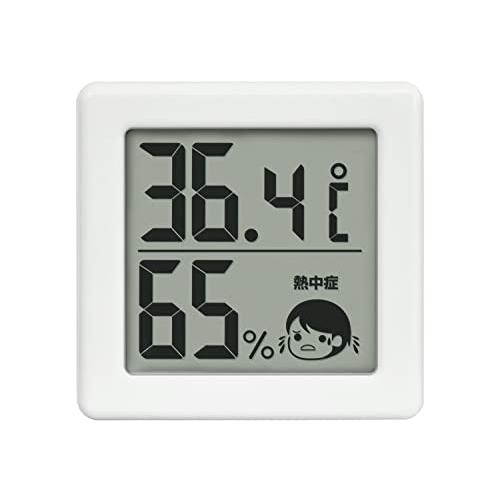 ドリテック(dretec) 温湿度計 温度計 湿度計 デジタル 熱中症 インフルエンザ対策 小さい ...