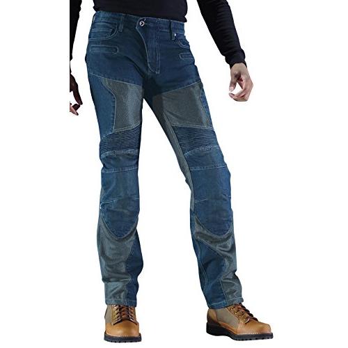 [KOMINE] バイク用 スーパーフィットプロテクトメッシュジーンズ WJ-739S 春夏秋向け ...