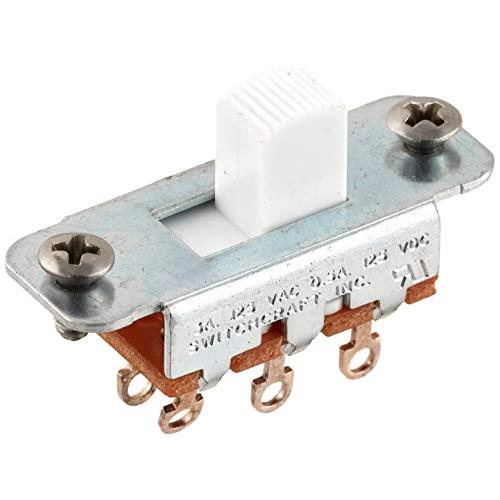 SCUD Switchcraft製スライドスイッチ ON-ON ホワイト SWC-SON-ONW