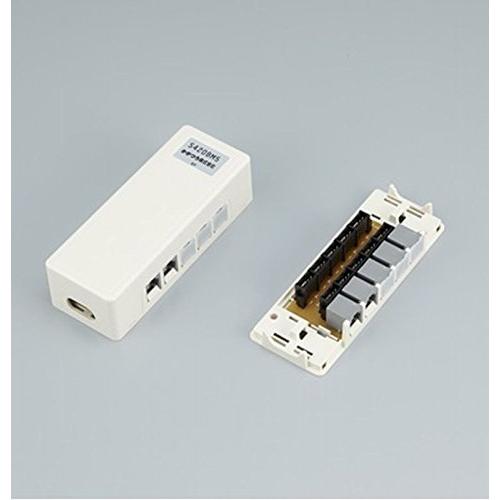 宅内配線用端子函 TELタップくんシリーズ 4芯 端末・分岐用 S420BM5 かがつう