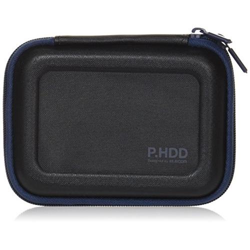 ELECOM ポータブルHDDケース セミハード Sサイズ HDD落下防止ネット付 ブラック HDC...