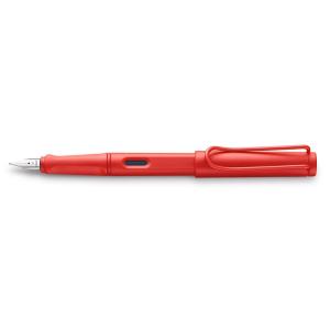 LAMY ラミー 万年筆 F 細字 サファリ ストロベリー L20SB-F 両用式 限定 正規輸入品
