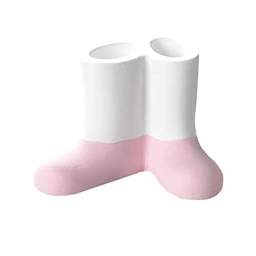 アネスティ 珪藻土 歯ブラシ スタンド 2本用 ピンク 幅8.3×奥行5.5×高さ5.5cm Kar...