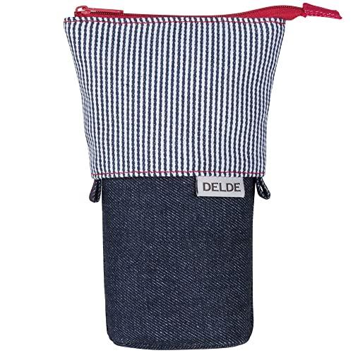 サンスター文具 ペンケース デルデ スリムポーチ デニム ヒッコリー S1415913