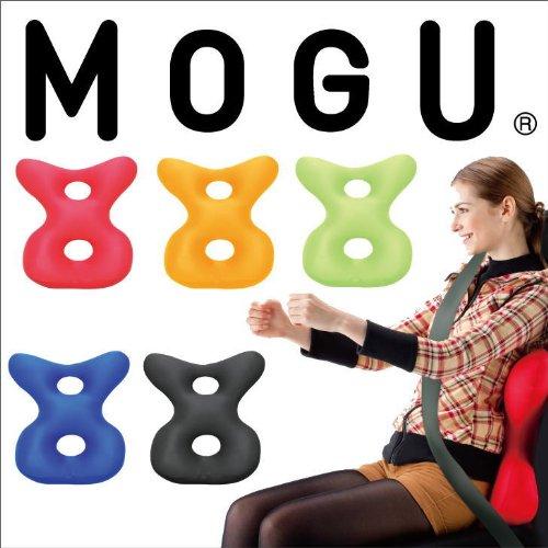 MOGU(モグ) ビーズクッション レッド 運転 ドライバーズバックサポーター (全長約45cm)