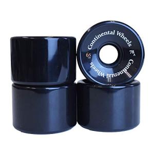 エスアールエススケート Continental Wheel 65x45mm H-Shape 78A Black 70% rebound｜hapitize