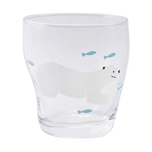 サンアート かわいい食器 「 北極 」 しろくま タンブラー 250ml クリア SAN2218-1