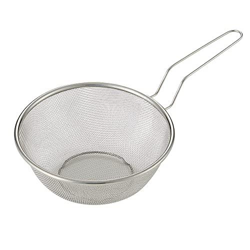 アイメディア(Aimedia) ざる 鍋用 片手ざる 鍋型フライパン専用 ゆであげ 19cm ステン...