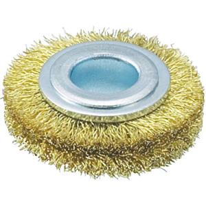TRUSCO(トラスコ) ホイルブラシ 32X10mm穴 真鍮線 線径0.15 TB-6304｜hapitize