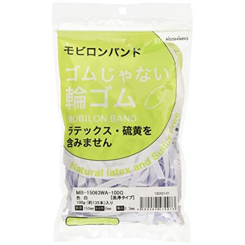 日清紡績 S日清紡 モビロンバンド150X6X0.3白/洗浄タイプ100G MB15063WA100...