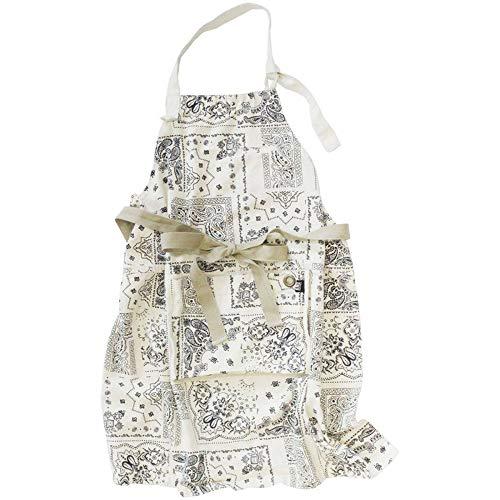 アンドパッカブル エプロン オシャレ収納 ホワイト バンダナ 88991