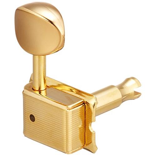 SCUD クルーソンタイプペグ、メタルノブ、2-5弦用バルク ゴールド 2103G-BM