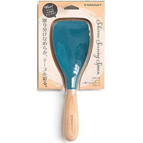 サンクラフト スパチュラ ブルー 6.2x2.7x20cm シリコン 取り分け スプーン WW-21...