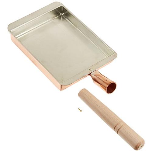 遠藤商事 TKG 卵焼きフライパン 15cm 銅の優秀な熱伝導で卵が均一に加熱されふっくら美味しく ...