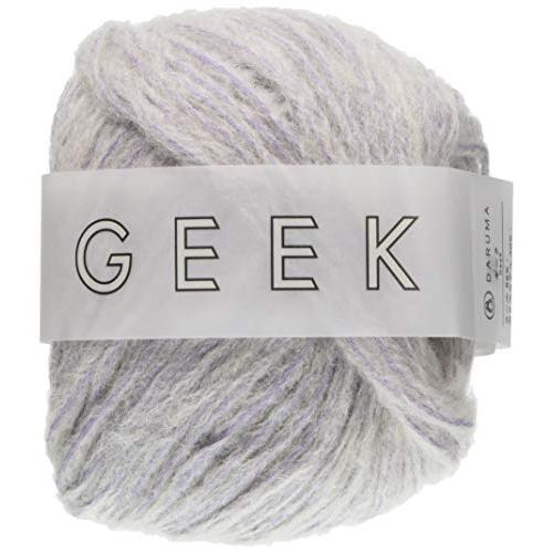 DARUMA ギーク 毛糸 並太 Col.7 パープル 系 30g 約70m 5玉セット 01-57...