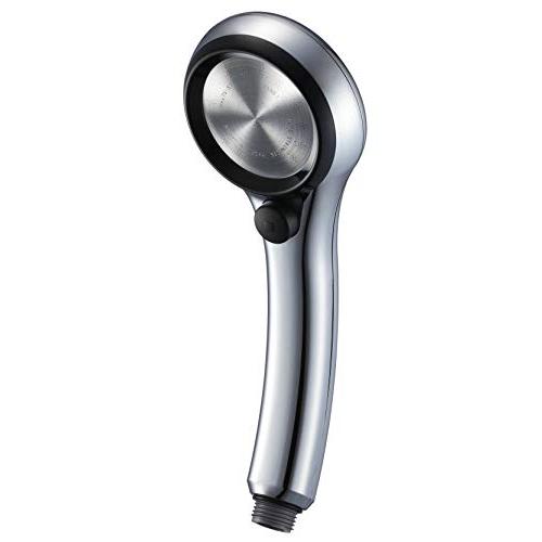 SANEI(サンエイ) シャワーヘッド レイニーメタリック 手元ストップ 節水率50% 極細水流 勢...