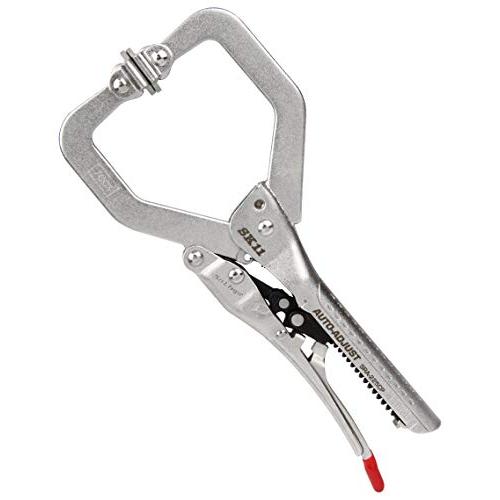 SK11 オートアジャストC型ロッキングプライヤー 最大口開き62mm ふところ深さ57mm SRA...