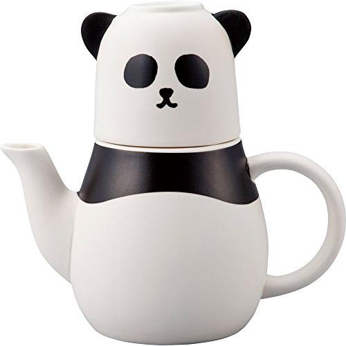 サンアート かわいい食器 「 パンダ 」 ティーポット&amp;カップ(1人用ティーセット) SAN2326