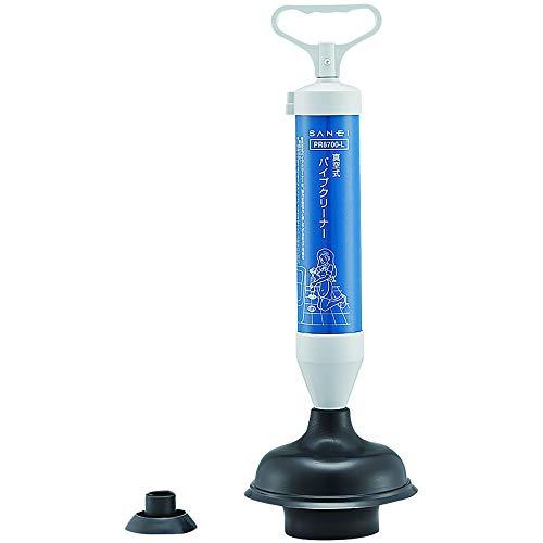 SANEI 真空式パイプクリーナー 大型洋式トイレ用 詰まりを解消 大・小 ゴム付き 強力吸引力 P...