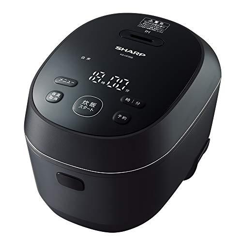 シャープ 炊飯器 3合 IH式 一人暮らし PLAINLY 匠の火加減 ブラック KS-HF05B-...