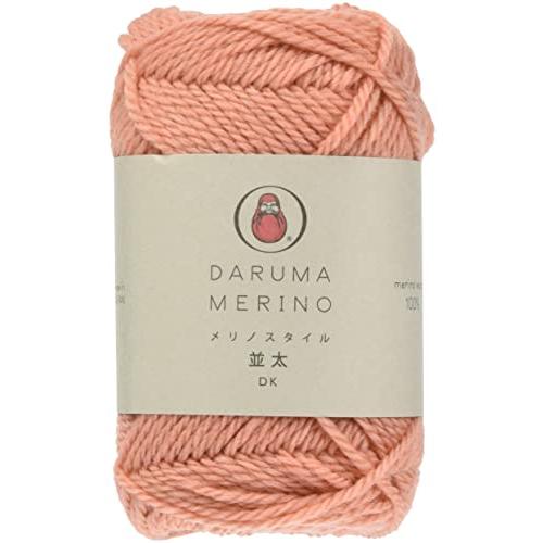 横田 DARUMA メリノスタイル 毛糸 並太 col.23 ピンク 系 40g 約88m 10玉セ...