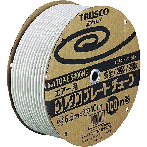 TRUSCO(トラスコ) ウレタンブレードチューブ 6.5X10 100m ネオグレー TOP-6....