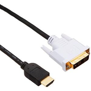 エレコム HDMI-DVI変換ケーブル シングルリンク 3.0m DH-HTD30BK ブラック｜川西ストア