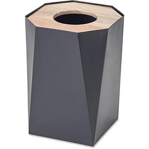 POSH LIVING(ポッシュリビング) ダストボックス オクト ブラック L 41322