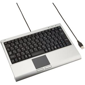 サンワサプライ タッチパッド付キーボード SKB-TP01SVN｜hapitize