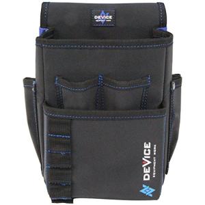 SK11 DEVICE 腰袋 2段 大容量ポケット DVC-KZ12 ブラック｜hapitize