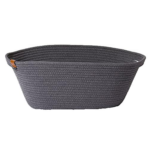 moc 収納 ロープバスケット L ダークグレー MOC-RPBL-DGY