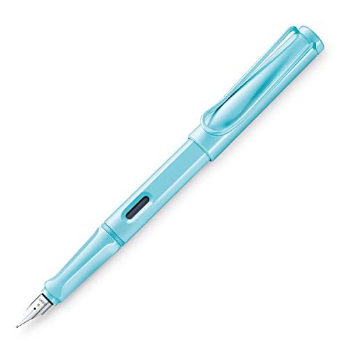 LAMY ラミー 万年筆 M 中字 サファリ アクアスカイ LD1AS-M 両用式 限定 正規輸入品