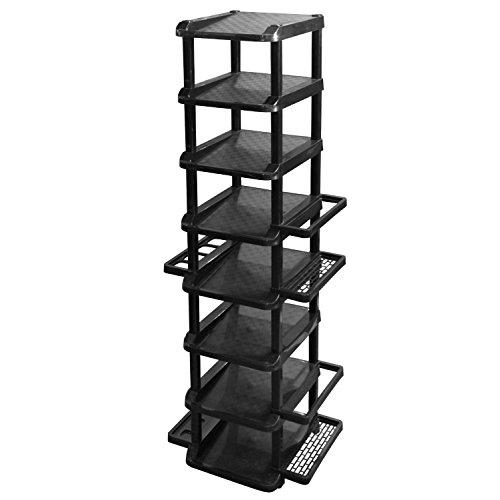 和泉化成 シューズラック 組立式 シューズトリオラック 8型 約26.5×30×112.8cm 36...