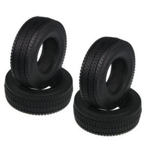 ワイドラジアルタイヤセット タミヤ1/14トレーラートラック用 4本入り BT-T02RW4-U