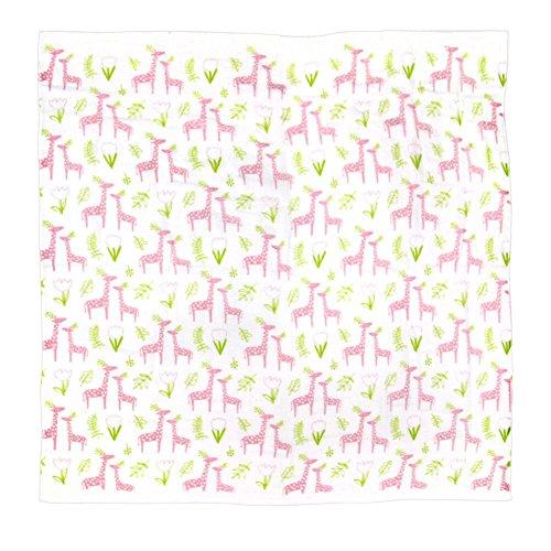 オルネット Hug Me OGおくるみ3重ガーゼケット ジラフ ピンク OGHW0816PK