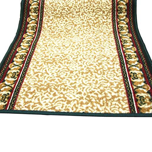 萩原 マット 廊下敷き 「アイラス IN」 ベージュ 約80X540 洗える 270022244