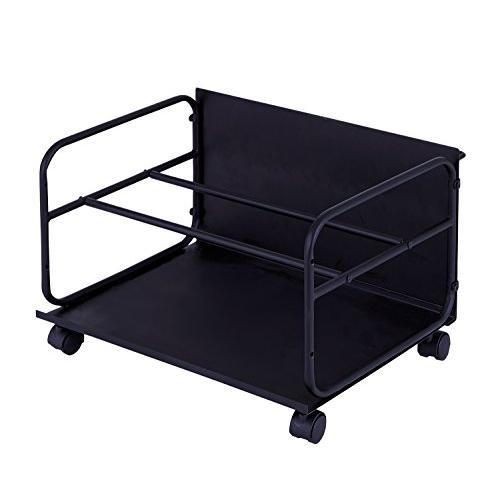 天馬 用途を選べる 下駄箱下収納ワゴン マットブラック 幅40×奥行34×高さ25cm PRX 美s...