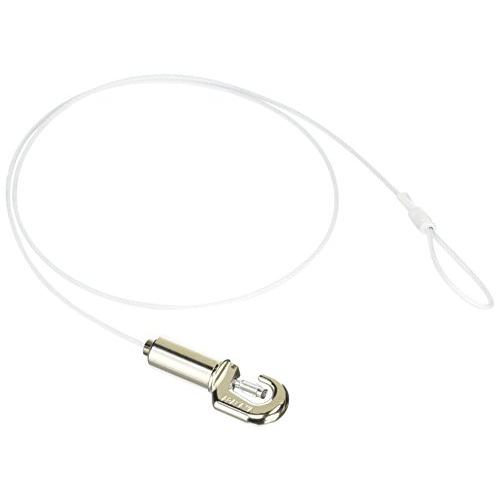 福井金属工芸 カラーミニワイヤー自在 径1.2mm×50cm ホワイト 吊下げフック ポスター 額縁...