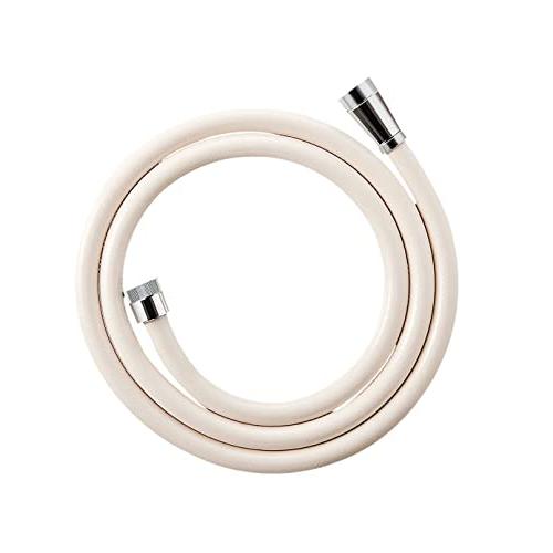 SANEI シャワーホース アダプター付き 長さ1.6ｍ 交換用 ネジサイズG1/2 アイボリー P...