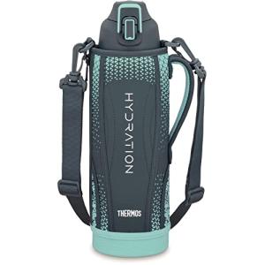 サーモス 水筒 真空断熱スポーツボトル 1.5L ネイビーミント 保冷専用 FHT-1502F NVMT｜hapitize