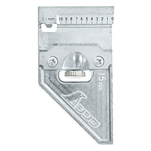 シンワ測定(Shinwa Sokutei) 曲尺用ストッパー 金属製 15mm巾用 12481