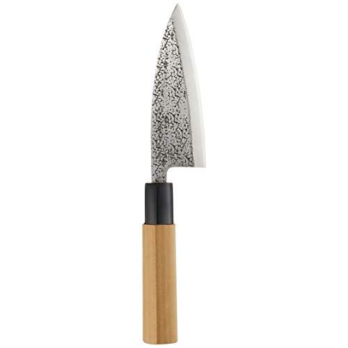 遠藤商事 TKG 包丁 アジ切 片刃 12cm 切れ味が良い鋼 全長(mm)245 本体重量:90g...