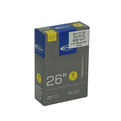 SCHWALBE(シュワルベ) 【正規品】26×1.00、650×23C用軽量チューブ 仏式 60m...