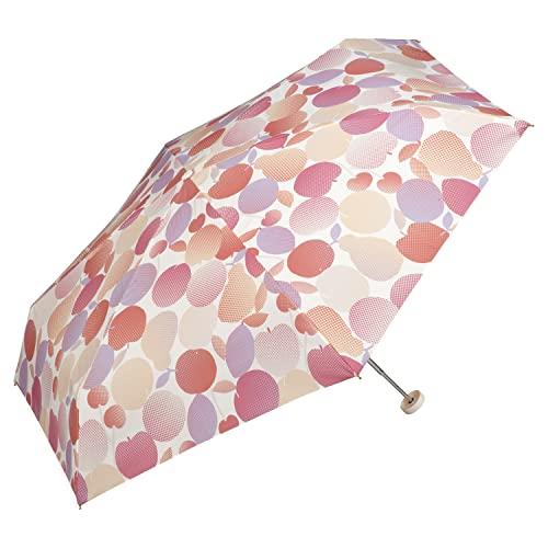 Wpc. 雨傘 折りたたみ傘 グラデーションフルーツ ミニ ピンク レディース 50cm 晴雨兼用 ...